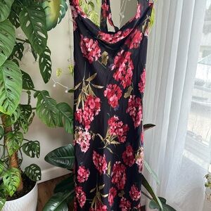 Liz Claiborne Flower Maxi/Midi  Dress